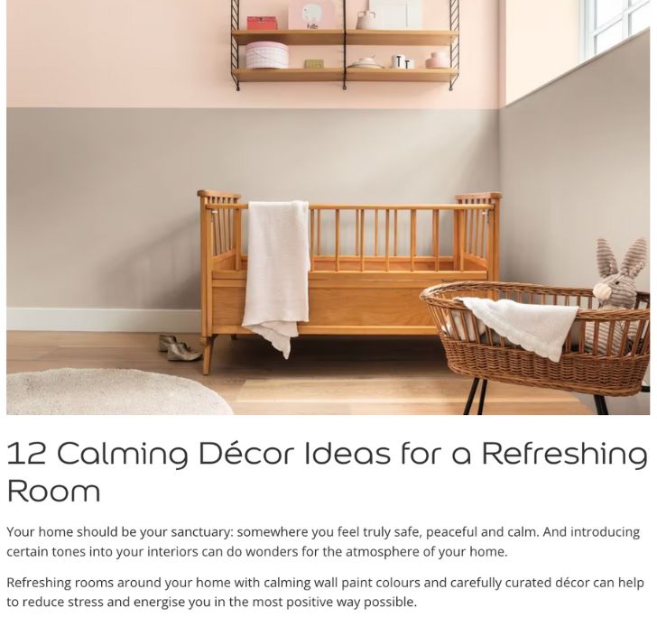 12 calming décor ideas for a refreshing room article for Dulux by Surena Chande
