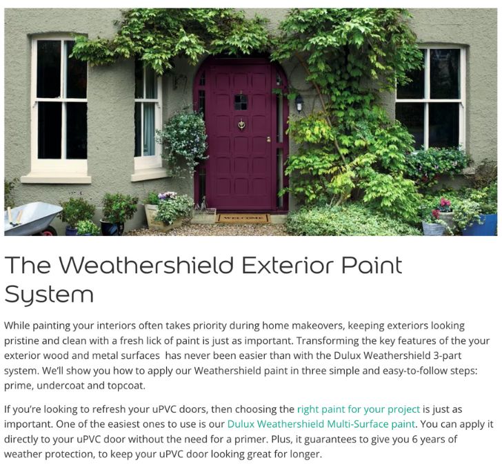 The Weathershield Exterior Paint System article for Dulux by Surena Chande